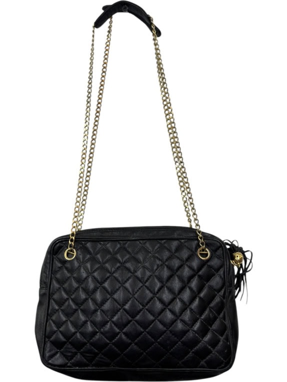 CHANEL ΤΣΑΝΤΑ ΩΜΟΥ VINTAGE ΜΑΥΡΗ ΓΥΝΑΙΚΕΙΟ PRE OWNED
