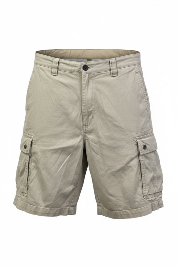 CHAPS CARGO SHORTS STREETWEAR BEIGE UNISEX M