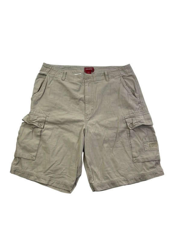 CHAPS DENIM BERMUDA CARGO WORKWEAR BEIGE UOMO PRE OWNED XL