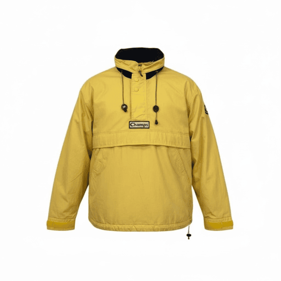 CHAPS RALPH LAUREN GIACCA ANORAK VINTAGE GIALLO - M