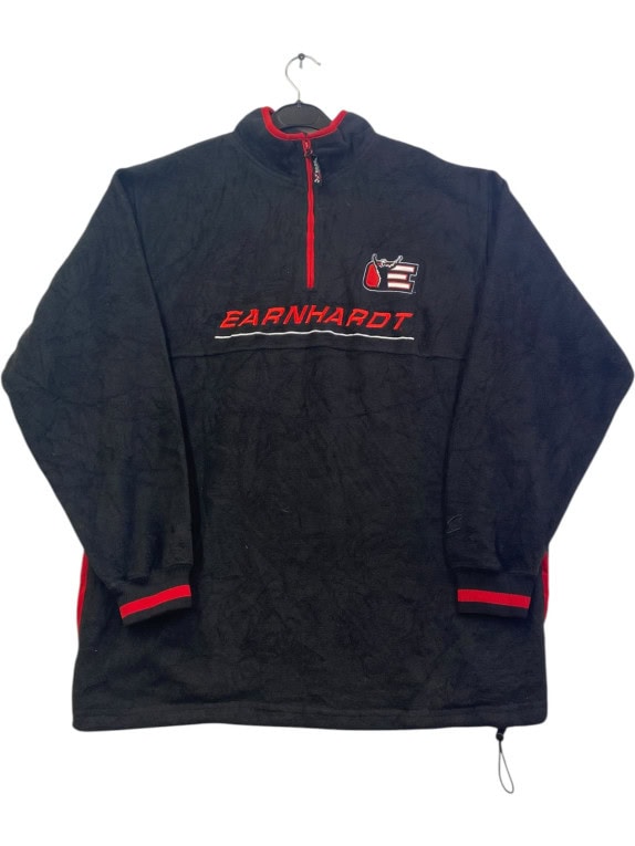 CHASE AUTHENTICS ΦΛΙΣ QUARTER ZIP RACING ΜΑΥΡΟ ΑΝΤΡΙΚΟ PRE OWNED L