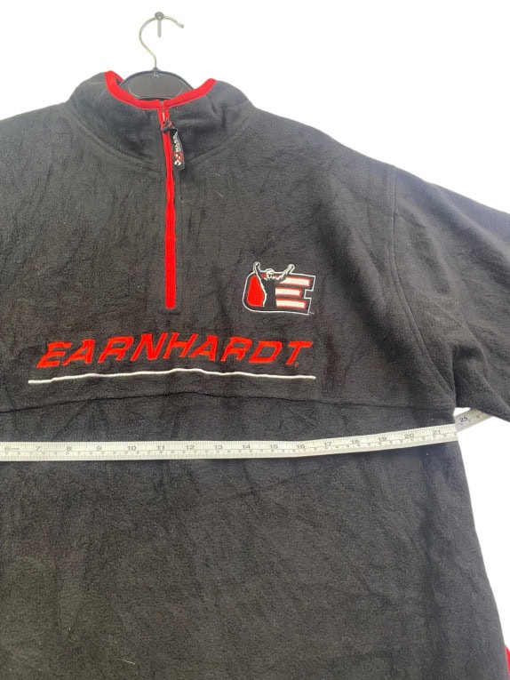 CHASE AUTHENTICS ΦΛΙΣ QUARTER ZIP RACING ΜΑΥΡΟ ΑΝΤΡΙΚΟ PRE OWNED L