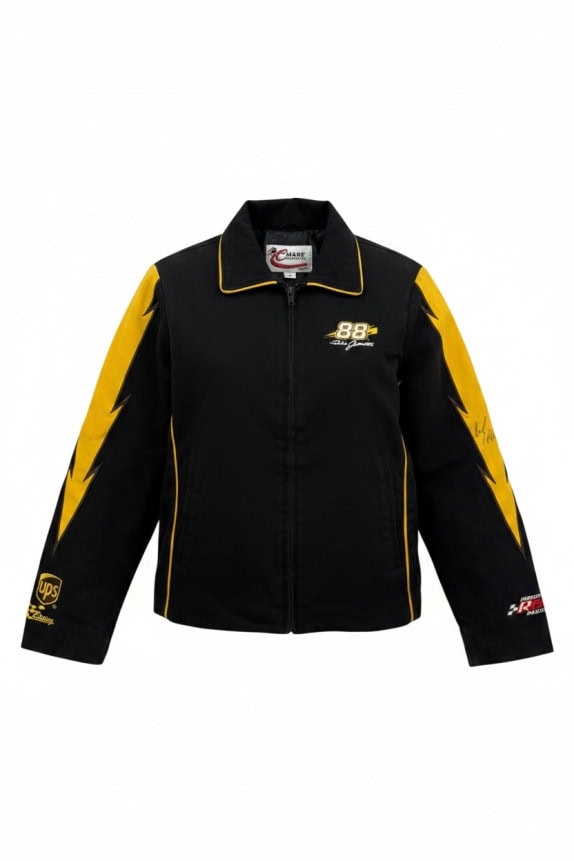 CHASE AUTHENTICS RACING JACKET VINTAGE BLACK MEN PRE OWNED S