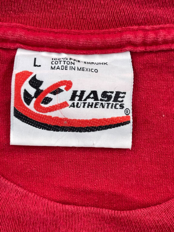 Chase Authentics T-Shirt Big Logo Red Unisex L