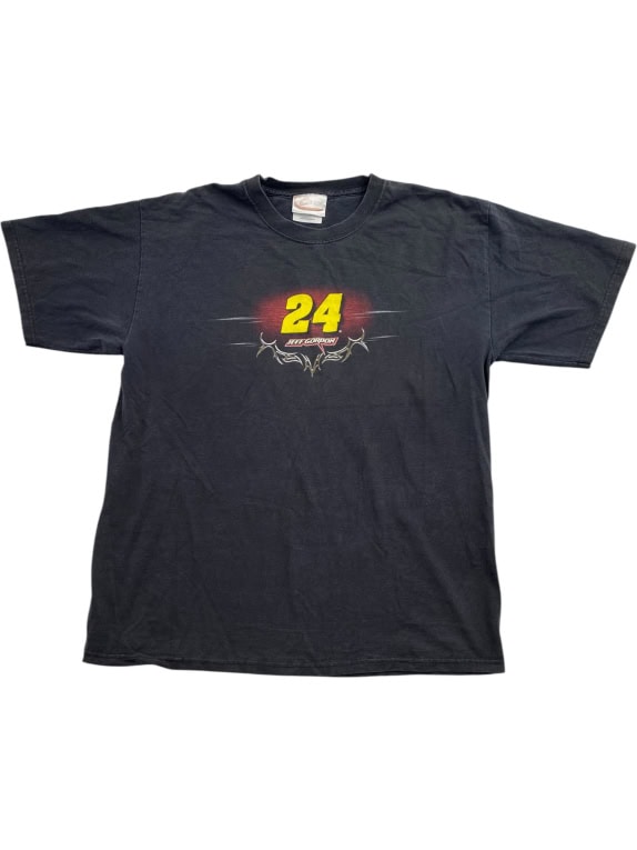 CHASE AUTHENTICS T SHIRT JEFF GORDON NASCAR 24 VINTAGE ΜΑΥΡΟ UNISEX M preowned