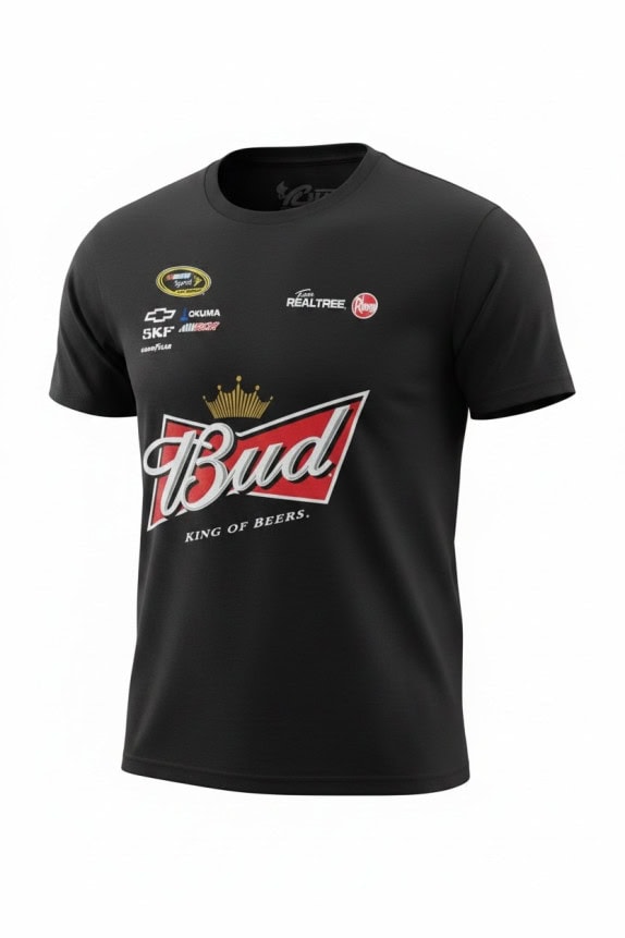 CHASE AUTHENTICS T SHIRT RACING GRAPHIC NERO UOMO PRE OWNED M