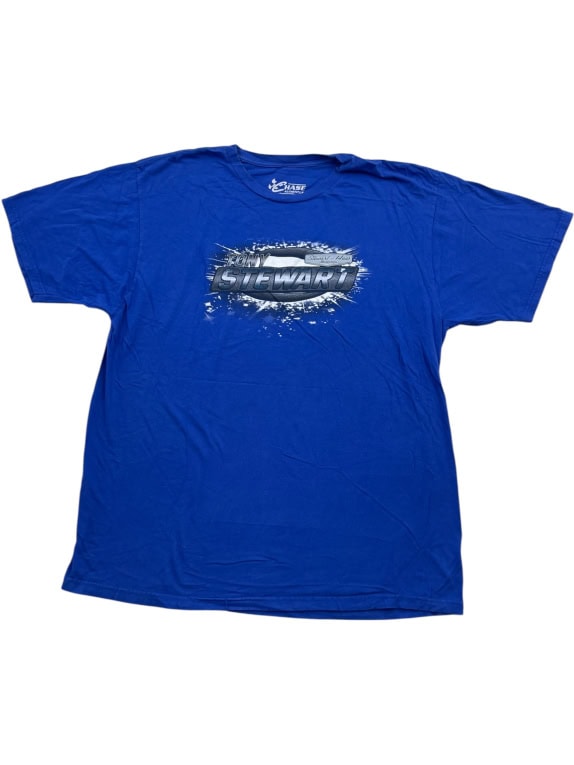 Chase Authentics Tony Stewart NASCAR T-Shirt Blu Unisex XL