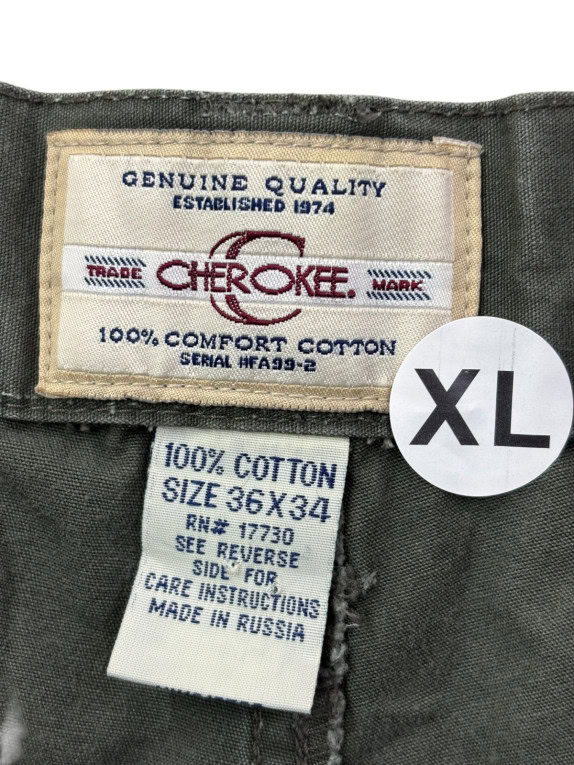 CHEROKEE CARGO ΠΑΝΤΕΛΟΝΙ UTILITY OLIVE ΑΝΤΡΙΚΟ PRE OWNED XL