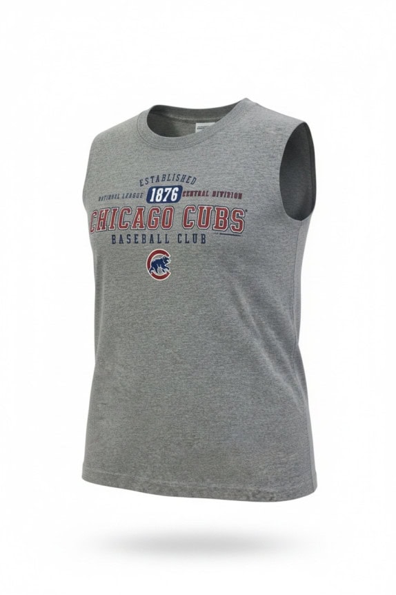 CHICAGO CUBS MUSCLE TEE ΜΕΛΑΝΖΕ ΑΝΤΡΙΚΟ PRE OWNED S