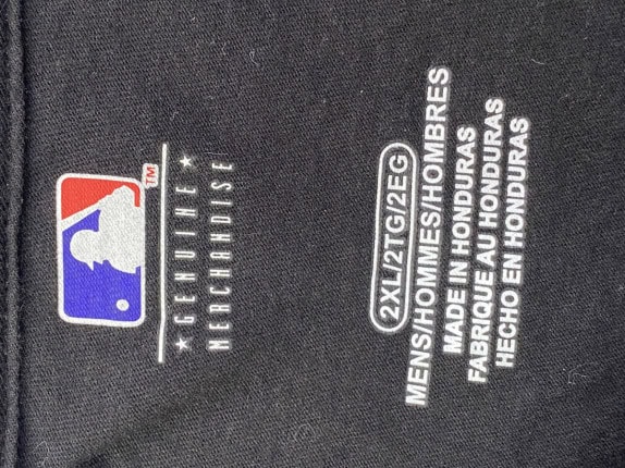 CHICAGO WHITE SOX LONG SLEEVE GRAPHIC TEE BLACK MEN PRE OWNED 2XL