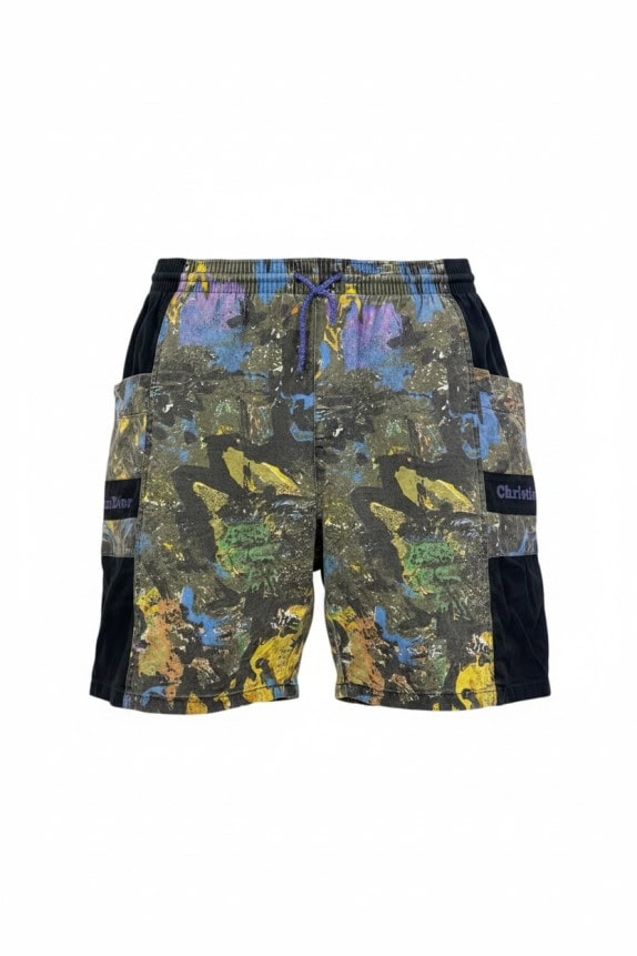 CHRISTIAN DIOR CARGO SHORTS GRAPHIC MULTICOLOR ΑΝΤΡΙΚΟ PRE OWNED XL
