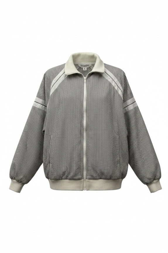 CHRISTIAN DIOR MONSIEUR TRACK JACKET VINTAGE ΓΚΡΙ ΑΝΤΡΙΚΟ PRE OWNED L