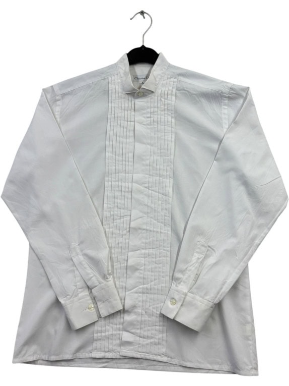 CHRISTIAN DIOR CAMICIA CLASSICA BIANCA DONNA PRE OWNED M