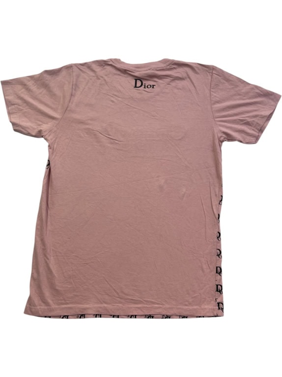 CHRISTIAN DIOR T SHIRT GRAPHIC ΡΟΖ ΓΥΝΑΙΚΕΙΟ PRE OWNED M
