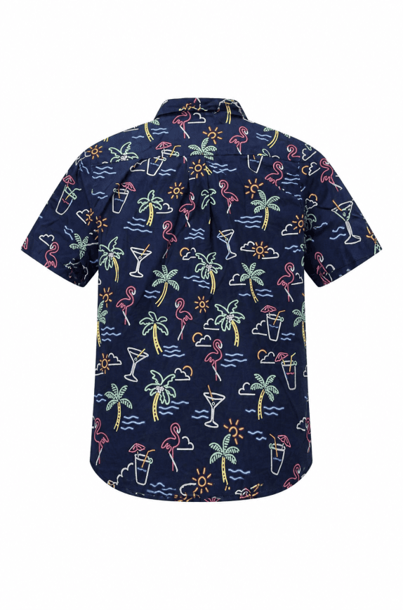 CHUBBIES CAMICIA HAWAIIAN MULTICOLORE UOMO PRE OWNED M