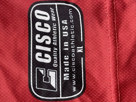 CISCO GRAPHIC TEE SPORTY ROSSO UOMO PRE OWNED