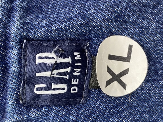 GAP DENIM SALOPETA VINTAGE BLUE WOMEN PRE OWNED XL