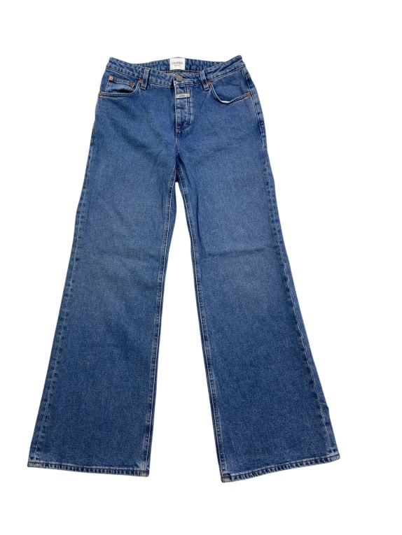 CLOSED Παντελόνι Denim Wide Leg Vintage Logo Μπλε Γυναικείο S