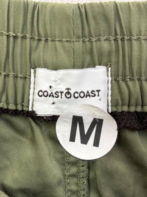 COAST COAST BERMUDA SHORTS MINIMAL OLIVE UNISEX PRE OWNED M
