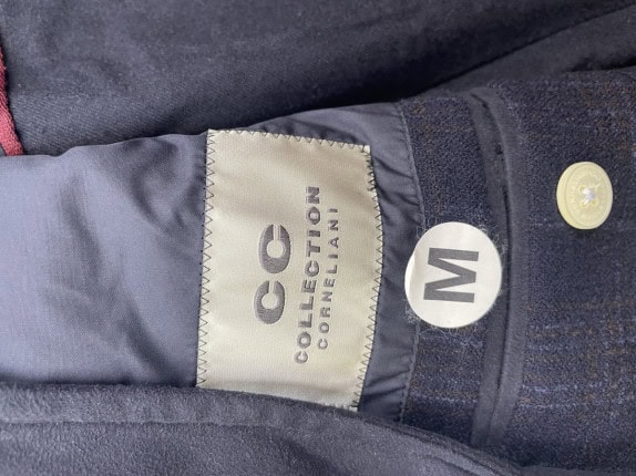 COLLECTOR CORNELIANI ΣΑΚΑΚΙ CLASSIC ΜΠΛΕ ΑΝΤΡΙΚΟ PRE OWNED M