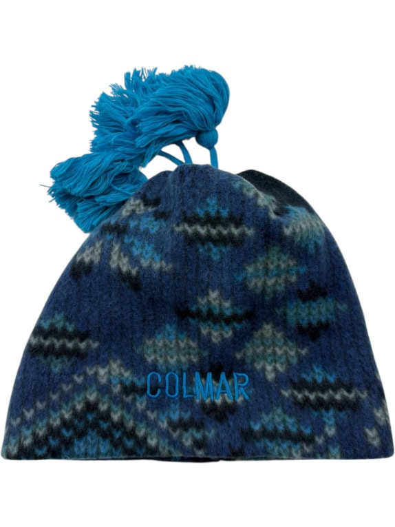 Colmar Fleece Σκούφος Vintage Ski Λογότυπο Μπλε Unisex One Size