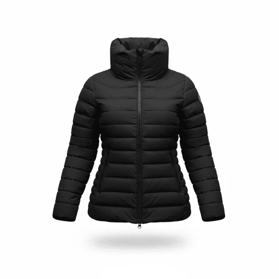 Colmar Originals Μπουφάν Puffer Casual Logo Μαύρο Γυναικείο M