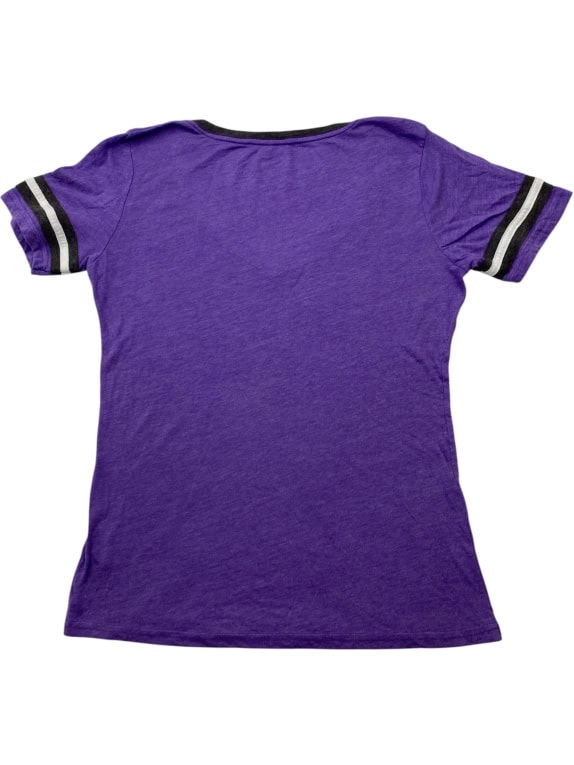 Colorado Rockies Purple V-Neck T-Shirt with Print