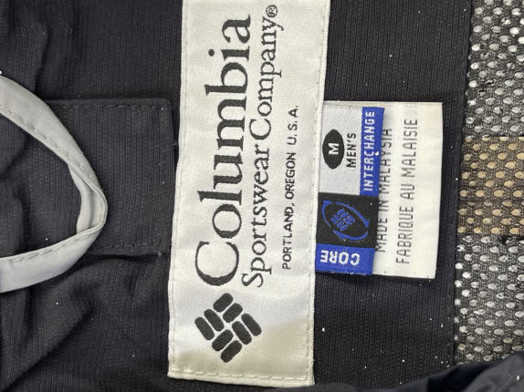 COLUMBIA ANORAK MINIMAL VERDE UOMO PRE OWNED M