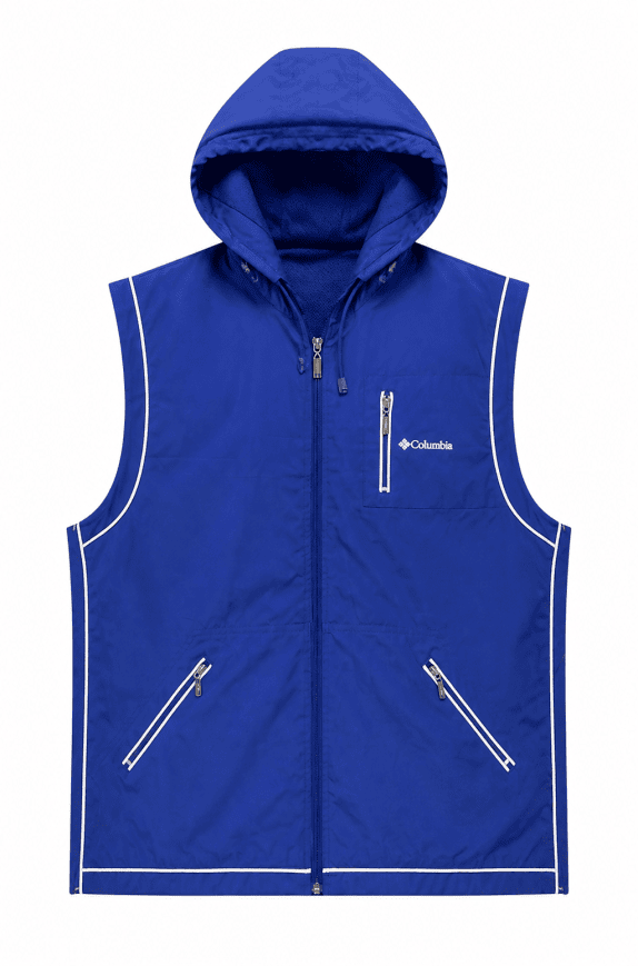 COLUMBIA GILET SPORTY ΜΠΛΕ ΑΝΤΡΙΚΟ PRE OWNED XL