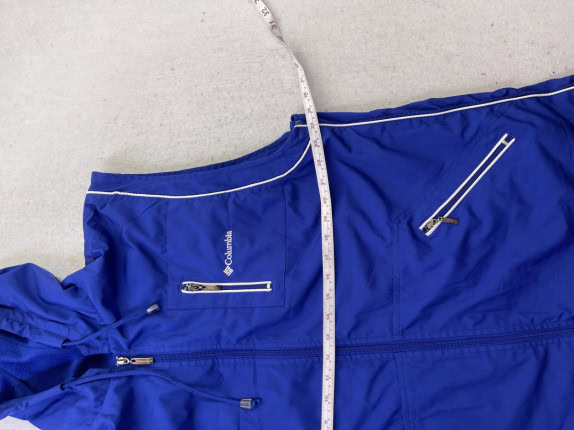 COLUMBIA GILET SPORTY BLU UOMO PRE OWNED XL