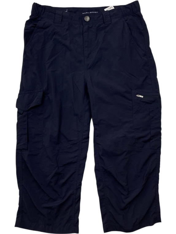 COLUMBIA PANTALONI CARGO OMNI-SHADE OUTDOOR LOGO BLU NAVY DA UOMO S (30W/21L)