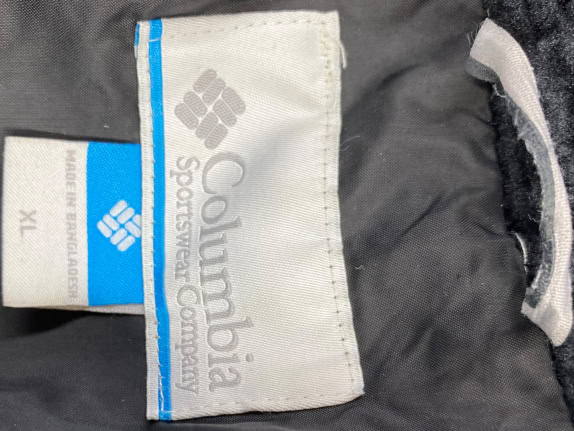 COLUMBIA SHERPA FLEECE JACKET LOGO ΜΑΥΡΟ ΑΝΔΡΙΚΟ XL