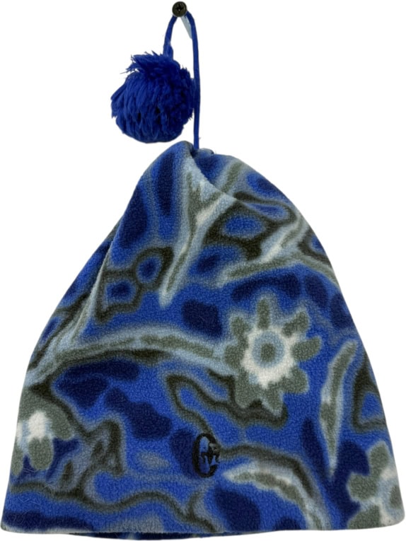 Conte of Florence Fleece Σκούφος Vintage Pom-Pom Λογότυπο Μπλε Unisex One Size