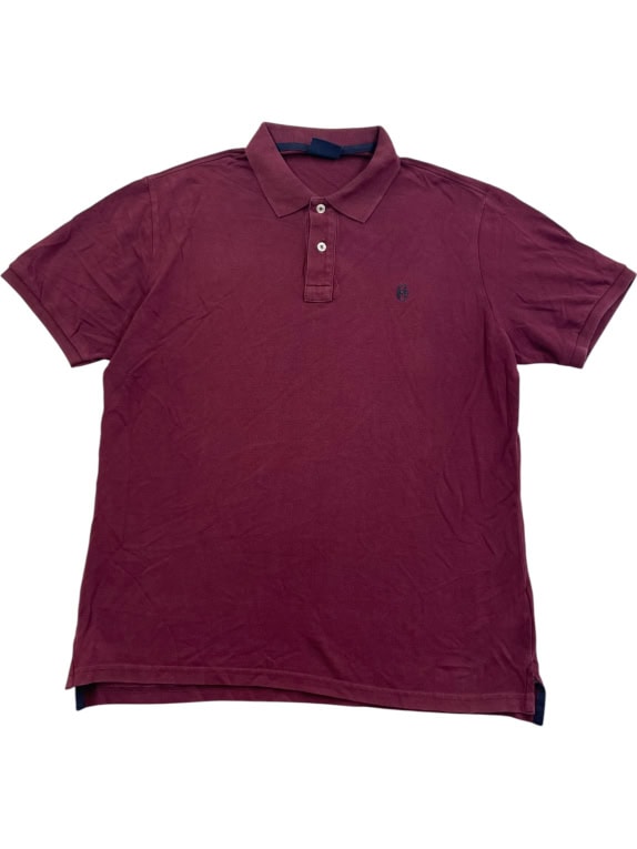 Conte of Florence Polo Bordeaux Regular Fit da Uomo XL