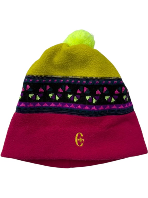 Conte of Florence Fleece Beanie Vintage Logo Multicolor Unisex One Size
