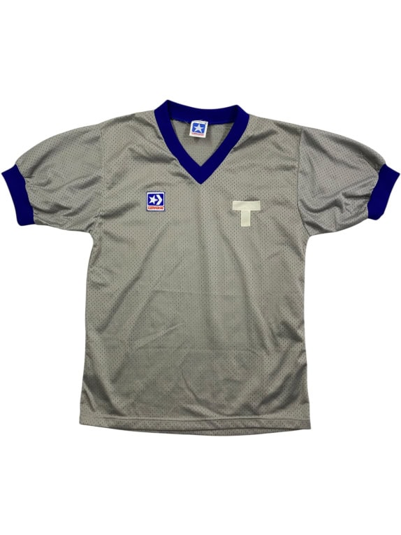 CONVERSE JERSEY VINTAGE ΜΕ ΛΟΓΟΤΥΠΟ ΓΚΡΙ/ΜΠΛΕ UNISEX MEDIUM