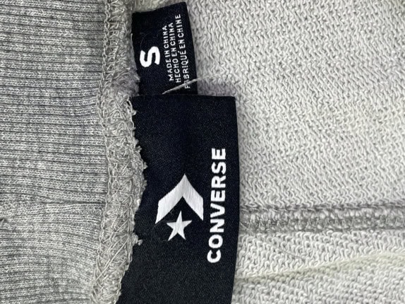 CONVERSE JOGGER PANTS MINIMAL GREY MEN PRE OWNED S