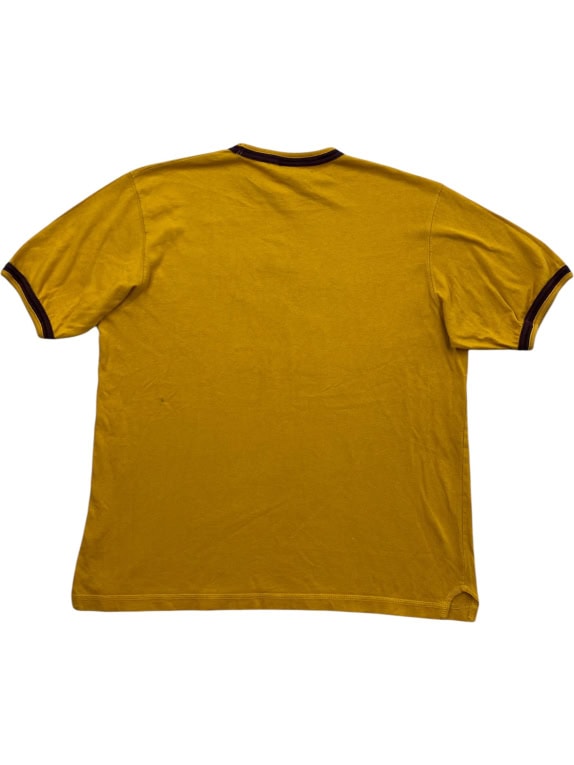CONVERSE T-SHIRT VINTAGE NUMBER 2 MUSTARD YELLOW MEN'S M
