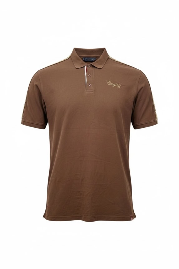 Coogi Vintage Logo Polo Shirt Brown Men’s XXL