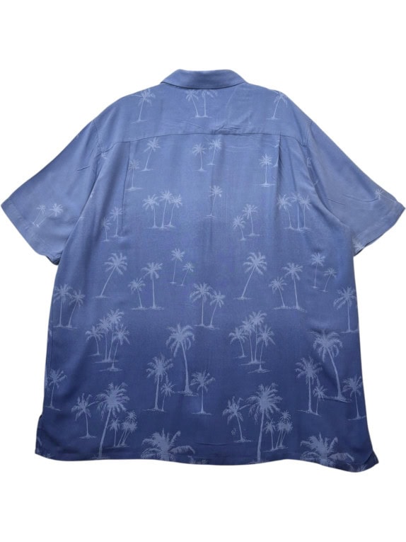 CRAFT AND BARROW CAMICIA TROPICAL BLUE UOMO PRE OWNED L