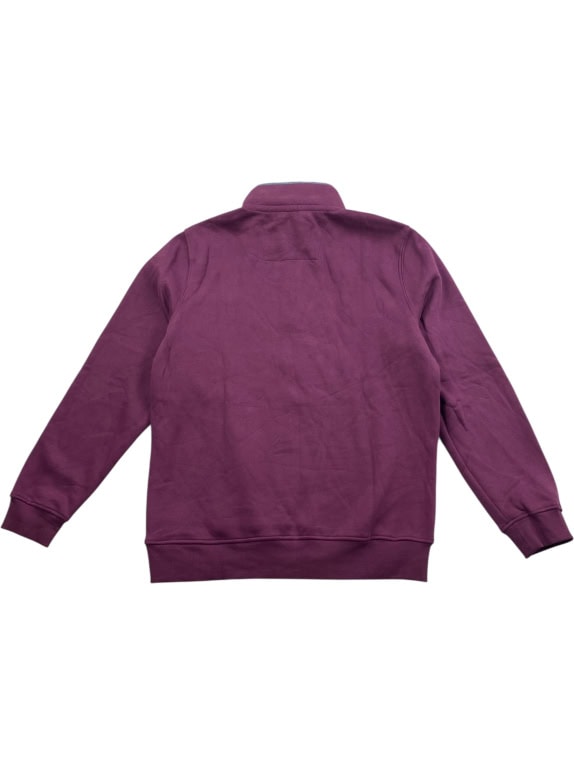 Crew Clothing Company 1/4 Zip Sweatshirt Purple Men’s L