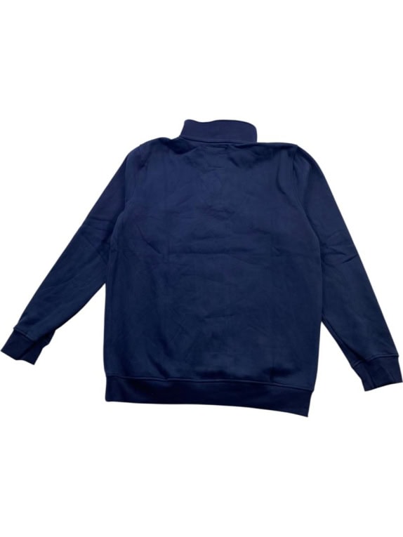 CREW CLOTHING COMPANY ΦΟΥΤΕΡ ΜΕ ΦΕΡΜΟΥΑΡ 1/4 CASUAL ΛΟΓΟΤΥΠΟ ΜΠΛΕ ΑΝΔΡΙΚΟ XL