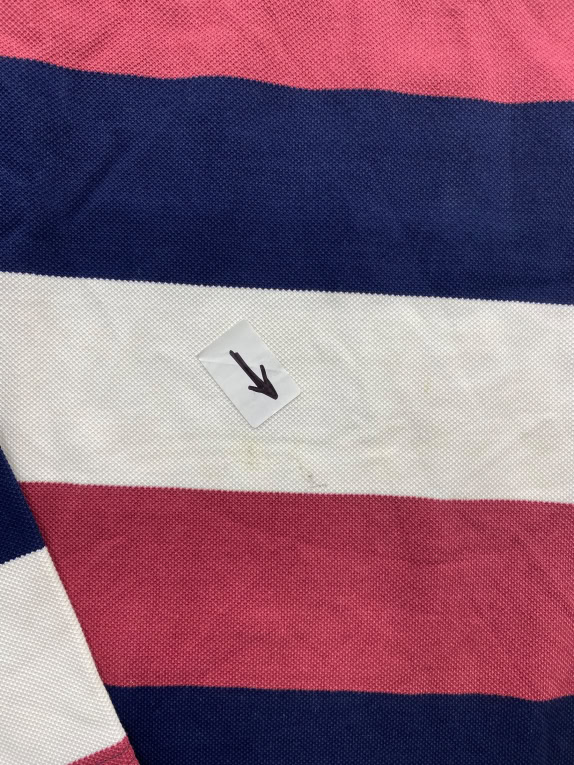 Crew Clothing Company Μπλούζα Rugby Ριγέ Classic Logo Πολύχρωμη Ανδρική XXL