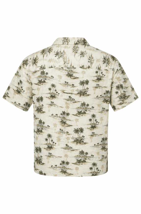 CROFT AND BARROW CAMICIA TROPICAL BEIGE UOMO PRE OWNED