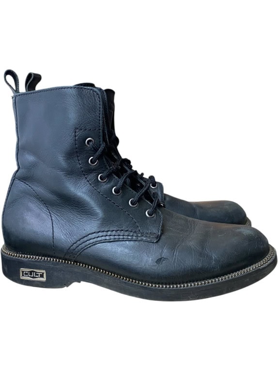 Cult Δερμάτινα Μποτάκια Casual Μαύρο Unisex EU 40