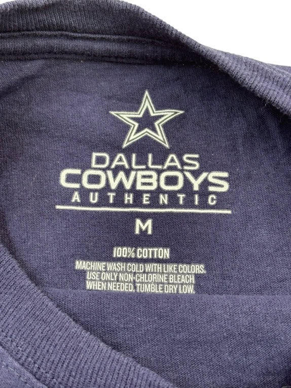 DALLAS COWBOYS AUTHENTIC T SHIRT GRAPHIC NAVY ΑΝΤΡΙΚΟ PRE OWNED M