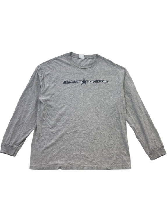 DALLAS COWBOYS ΜΑΚΡΥΜΑΝΙΚΗ ΜΠΛΟΥΖΑ SPORTSWEAR ΓΚΡΙ ΑΝΤΡΙΚΟ PRE OWNED XL