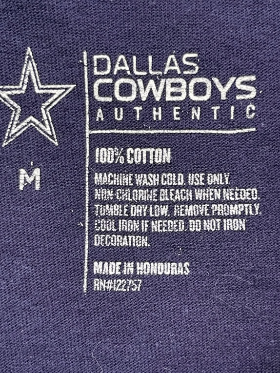 DALLAS COWBOYS ΜΠΛΟΥΖΑ ΜΕ ΜΑΚΡΥ ΜΑΝΙΚΙ SPORTSWEAR ΜΠΛΕ ΑΝΤΡΙΚΟ PRE OWNED M