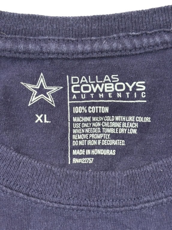 DALLAS COWBOYS TEE GRAPHIC NAVY ΑΝΤΡΙΚΟ PRE OWNED XL
