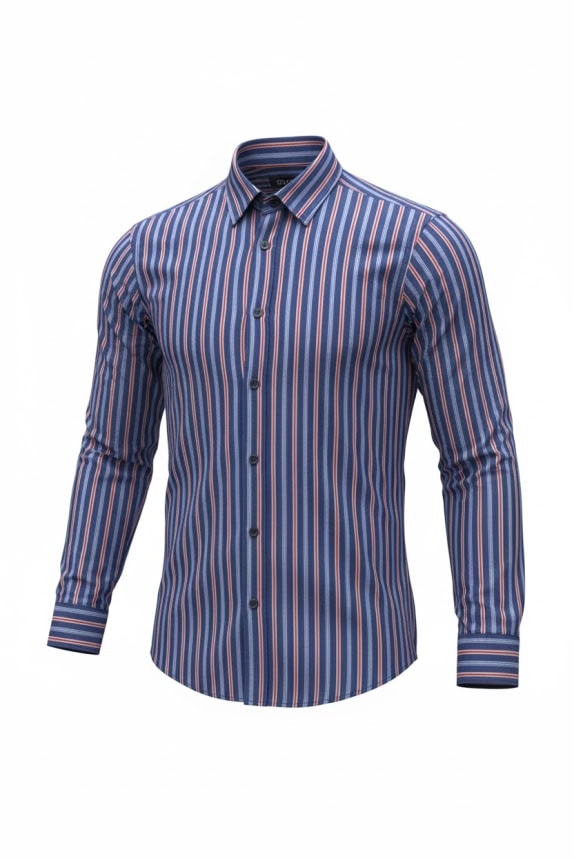 D&G DOLCE & GABBANA Πουκάμισο Ριγέ Slim Fit Πολύχρωμο Ανδρικό S